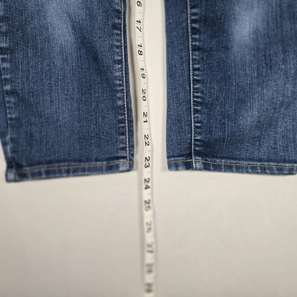 PAIGE Roxie Capri Jeans Size 29 Blue Medium Wash Made in USA EUC - Picture 14 of 15